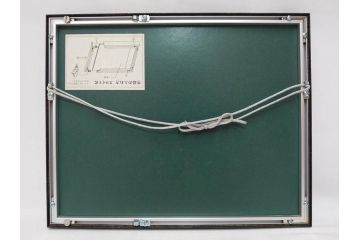 真作　1994年　橋本広喜　「春イメージ」　298/500　「夏イメージ」　AP　淡い色彩に心が癒されるリトグラフ2点セット(桜、城、山、風景、額付き、外箱付き)(R-082818)
