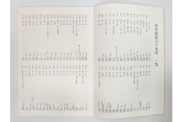 復刻版　山田書院　手摺　木版　歌川広重　渓斎英泉　全24巻・69図+肖像画　2枚欠品　木曽街道六十九次(木版画・浮世絵、中津川変わり図含)(R-082821)