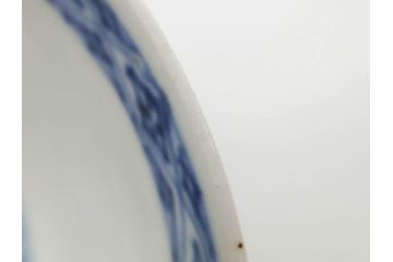 上手物　江戸期　古伊万里　色絵　約12cm　3.7寸　華やかな雰囲気溢れる蓋付き茶碗3客セット(松竹梅、金彩、風景、花、器、どんぶり、蓋茶碗、和食器、三寸七分)(R-082822)