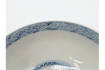上手物　江戸期　古伊万里　色絵　約12cm　3.7寸　食卓を艶やかに彩る蓋付き茶碗5客セット(松竹梅、金彩、風景、花、器、どんぶり、蓋茶碗、和食器、三寸七分)(R-082823)