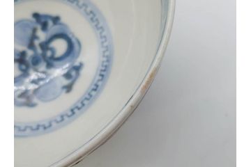 上手物　江戸期　古伊万里　色絵　約12cm　3.7寸　食卓を艶やかに彩る蓋付き茶碗5客セット(松竹梅、金彩、風景、花、器、どんぶり、蓋茶碗、和食器、三寸七分)(R-082823)
