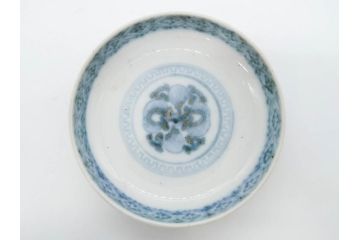 上手物　江戸期　古伊万里　色絵　約12cm　3.7寸　食卓を艶やかに彩る蓋付き茶碗5客セット(松竹梅、金彩、風景、花、器、どんぶり、蓋茶碗、和食器、三寸七分)(R-082823)
