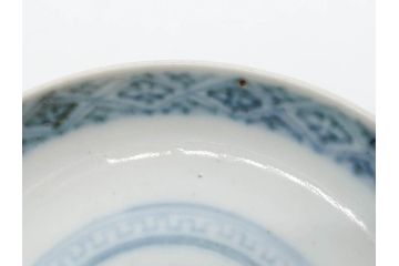 上手物　江戸期　古伊万里　色絵　約12cm　3.7寸　食卓を艶やかに彩る蓋付き茶碗5客セット(松竹梅、金彩、風景、花、器、どんぶり、蓋茶碗、和食器、三寸七分)(R-082823)