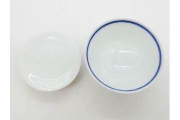 有田焼　伊万里　染錦　獅子　宝珠　約9cm　2.9寸　匠の美技を感じる蓋付き茶碗5客セット(珍味入れ、器、どんぶり、和食器、二寸九分)(R-082824)