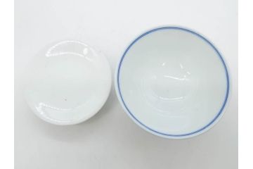 有田焼　伊万里　染錦　獅子　宝珠　約9cm　2.9寸　匠の美技を感じる蓋付き茶碗5客セット(珍味入れ、器、どんぶり、和食器、二寸九分)(R-082824)