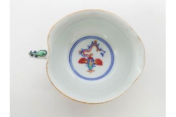 大明萬暦年製　五彩　唐人　寛ぎの時間を演出する煎茶器セット(急須、湯冷まし、煎茶碗、湯呑み、湯のみ、竹林、賢人、竜、龍、金彩、茶道具、共箱付)(R-082825)