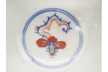 大明萬暦年製　五彩　唐人　寛ぎの時間を演出する煎茶器セット(急須、湯冷まし、煎茶碗、湯呑み、湯のみ、竹林、賢人、竜、龍、金彩、茶道具、共箱付)(R-082825)