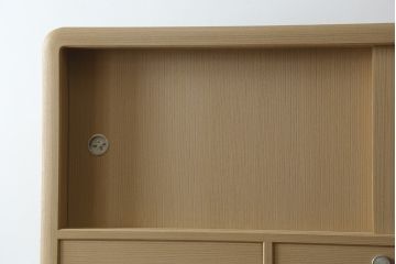 中古　美品　光彦刻　品のある金具が魅力的な加茂総桐箪笥(総桐たんす、四方丸、大丸、衣装箪笥、収納箪笥、和タンス、引き出し、上下バラ売り可能)(R-082826)