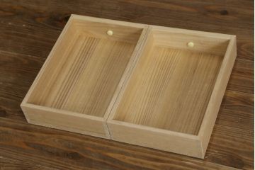 中古　美品　光彦刻　品のある金具が魅力的な加茂総桐箪笥・上段(総桐たんす、四方丸、大丸、収納箪笥、和タンス、収納棚、戸棚、ローボード、テレビ台、テレビボード)(R-082827)