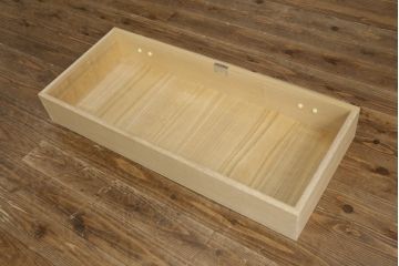 中古　美品　光彦刻　品のある金具が魅力的な加茂総桐箪笥・下段(総桐たんす、四方丸、大丸、収納箪笥、和タンス、引き出し、ローボード、サイドチェスト、テレビ台、テレビボード)(R-082829)