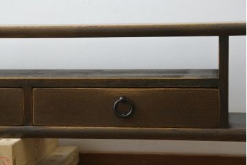 中古　希少モデル　飛騨産業　キツツキ　PROVINCIAL(プロヴィンシャル・プロビンシャル)　和室や和モダンなリビングにおすすめなローボード(飾り台、飾り棚、リビングボード、TV台、TVボード、テレビ台、テレビボード)(定価約33万円)(R-082834)
