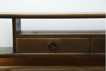 中古　希少モデル　飛騨産業　キツツキ　PROVINCIAL(プロヴィンシャル・プロビンシャル)　和室や和モダンなリビングにおすすめなローボード　定価約33万円相当　(R-082834)