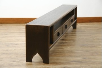 中古　希少モデル　飛騨産業　キツツキ　PROVINCIAL(プロヴィンシャル・プロビンシャル)　和室や和モダンなリビングにおすすめなローボード　定価約33万円相当　(R-082834)