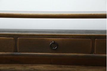 中古　希少モデル　飛騨産業　キツツキ　PROVINCIAL(プロヴィンシャル・プロビンシャル)　和室や和モダンなリビングにおすすめなローボード　定価約33万円相当　(R-082834)