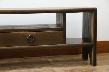 中古　希少モデル　飛騨産業　キツツキ　PROVINCIAL(プロヴィンシャル・プロビンシャル)　和室や和モダンなリビングにおすすめなローボード　定価約33万円相当　(R-082834)