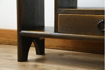 中古　希少モデル　飛騨産業　キツツキ　PROVINCIAL(プロヴィンシャル・プロビンシャル)　和室や和モダンなリビングにおすすめなローボード　定価約33万円相当　(R-082834)