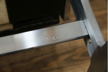 デンマークビンテージ　希少モデル!!　モビリア(mobilia)取り扱い　BO-EX社製　BO-562　デンマーク出身デザイナーヨルゲン・カストホルムデザインのモダンなデザインがかっこいい2人掛けソファ(2人掛け、二人掛けソファ、ヴィンテージ、応接セット、北欧)(R-082841)