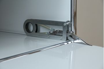 中古　美品!!　スイス　USMハラー(USM Haller)　美しくシンプルなデザインが目を引くキャビネット(サイドチェスト、引き出し、店舗什器)(R-082842)