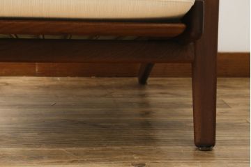 デンマークビンテージ　GETAMA(ゲタマ)　Hans J Wegner(ハンス・J・ウェグナー)　GE290A　オーク材　くつろぎの空間を演出するイージーチェア(椅子、イス、アームチェア、1P、一人掛け、1人掛けソファ、ヴィンテージ、北欧)(R-082844)