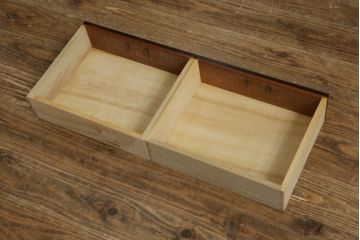 中古　美品　高級品!!　伝統工芸　箱根細工(寄木細工)　麻の葉文様が美しい茶棚(茶箪笥、茶タンス、収納棚、飾り棚、戸棚、サイドボード)(定価推定約60万円)(R-082852)