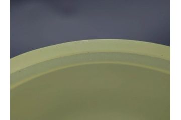 戦前 当時物 ウランガラス 上品な佇まいの小物入れ&灰皿セット(蓋物、アシュトレイ、和ガラス、硝子瓶)(R-082861)