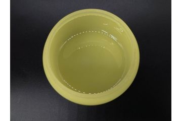 戦前 当時物 ウランガラス 上品な佇まいの小物入れ&灰皿セット(蓋物、アシュトレイ、和ガラス、硝子瓶)(R-082861)
