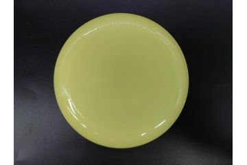 戦前 当時物 ウランガラス 上品な佇まいの小物入れ&灰皿セット(蓋物、アシュトレイ、和ガラス、硝子瓶)(R-082861)