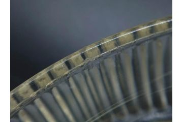 明治〜大正期　プレスガラス　細かな装飾が美しいガラス皿9枚セット(中皿、小皿、器、深皿、硝子、和ガラス)(R-082862)