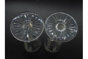 帝国ホテル　フランク・ロイド・ライト　気品あふれるグラス6客セット(市松模様、リキュール、ショット、酒器、酒杯、ガラス、硝子、外箱付)(R-082863)