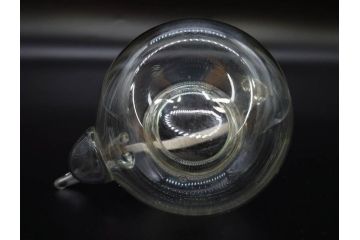 戦前　当時物　切子　剣先　ガラス　風情のある急須&グラス2客セット(コップ、色被せ、青、ポット、硝子、和ガラス)(R-082868)