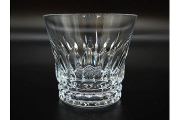 フランス　Baccarat　バカラ　ティアラ　イヤータンブラー2021　グローリア　見事なカットが煌めくグラス3客セット(コップ、シャンパン、ハイボール、フルレッドクリスタルガラス、共箱付)(R-082869)