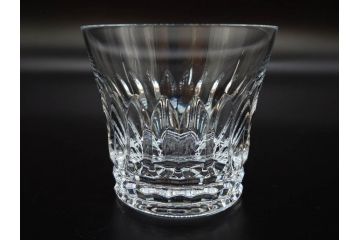 フランス　Baccarat　バカラ　ティアラ　イヤータンブラー2021　グローリア　見事なカットが煌めくグラス3客セット(コップ、シャンパン、ハイボール、フルレッドクリスタルガラス、共箱付)(R-082869)