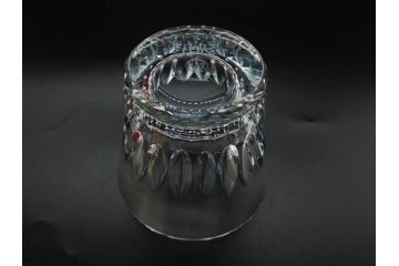 フランス　Baccarat　バカラ　ティアラ　イヤータンブラー2021　グローリア　見事なカットが煌めくグラス3客セット(コップ、シャンパン、ハイボール、フルレッドクリスタルガラス、共箱付)(R-082869)