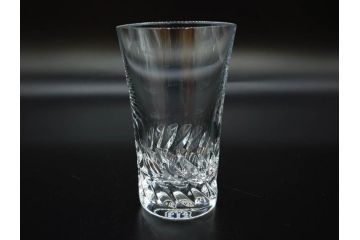 フランス　Baccarat　バカラ　ティアラ　イヤータンブラー2021　グローリア　見事なカットが煌めくグラス3客セット(コップ、シャンパン、ハイボール、フルレッドクリスタルガラス、共箱付)(R-082869)