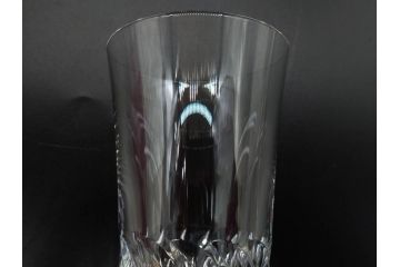 フランス　Baccarat　バカラ　ティアラ　イヤータンブラー2021　グローリア　見事なカットが煌めくグラス3客セット(コップ、シャンパン、ハイボール、フルレッドクリスタルガラス、共箱付)(R-082869)