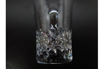 フランス　Baccarat　バカラ　ティアラ　イヤータンブラー2021　グローリア　見事なカットが煌めくグラス3客セット(コップ、シャンパン、ハイボール、フルレッドクリスタルガラス、共箱付)(R-082869)