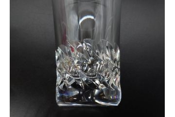 フランス　Baccarat　バカラ　ティアラ　イヤータンブラー2021　グローリア　見事なカットが煌めくグラス3客セット(コップ、シャンパン、ハイボール、フルレッドクリスタルガラス、共箱付)(R-082869)