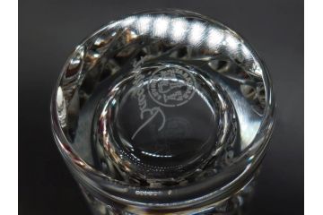 フランス　Baccarat　バカラ　ティアラ　イヤータンブラー2021　グローリア　見事なカットが煌めくグラス3客セット(コップ、シャンパン、ハイボール、フルレッドクリスタルガラス、共箱付)(R-082869)
