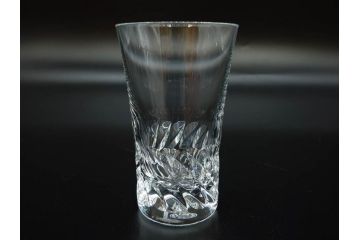 フランス　Baccarat　バカラ　ティアラ　イヤータンブラー2021　グローリア　見事なカットが煌めくグラス3客セット(コップ、シャンパン、ハイボール、フルレッドクリスタルガラス、共箱付)(R-082869)