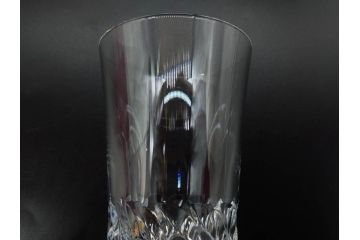 フランス　Baccarat　バカラ　ティアラ　イヤータンブラー2021　グローリア　見事なカットが煌めくグラス3客セット(コップ、シャンパン、ハイボール、フルレッドクリスタルガラス、共箱付)(R-082869)