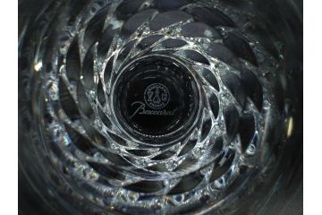 フランス　Baccarat　バカラ　ティアラ　イヤータンブラー2021　グローリア　見事なカットが煌めくグラス3客セット(コップ、シャンパン、ハイボール、フルレッドクリスタルガラス、共箱付)(R-082869)