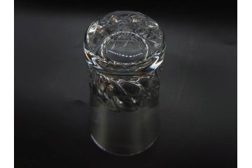 フランス　Baccarat　バカラ　ティアラ　イヤータンブラー2021　グローリア　見事なカットが煌めくグラス3客セット(コップ、シャンパン、ハイボール、フルレッドクリスタルガラス、共箱付)(R-082869)