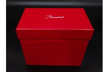 フランス　Baccarat　バカラ　ティアラ　イヤータンブラー2021　グローリア　見事なカットが煌めくグラス3客セット(コップ、シャンパン、ハイボール、フルレッドクリスタルガラス、共箱付)(R-082869)