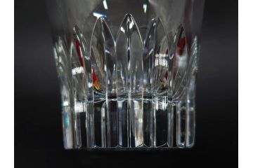 フランス　Baccarat　バカラ　クリスタ　ルテシア　イヤータンブラー　2022　2024　高級感あふれるグラス4客セット(コップ、ロックグラス、フルレッドクリスタルガラス、共箱付)(R-082870)