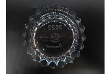 フランス　Baccarat　バカラ　クリスタ　ルテシア　イヤータンブラー　2022　2024　高級感あふれるグラス4客セット(コップ、ロックグラス、フルレッドクリスタルガラス、共箱付)(R-082870)