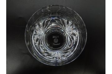 フランス　Baccarat　バカラ　クリスタ　ルテシア　イヤータンブラー　2022　2024　高級感あふれるグラス4客セット(コップ、ロックグラス、フルレッドクリスタルガラス、共箱付)(R-082870)
