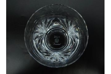 フランス　Baccarat　バカラ　クリスタ　ルテシア　イヤータンブラー　2022　2024　高級感あふれるグラス4客セット(コップ、ロックグラス、フルレッドクリスタルガラス、共箱付)(R-082870)