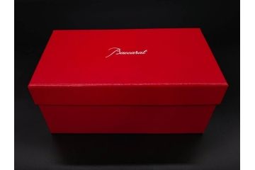 フランス　Baccarat　バカラ　クリスタ　ルテシア　イヤータンブラー　2022　2024　高級感あふれるグラス4客セット(コップ、ロックグラス、フルレッドクリスタルガラス、共箱付)(R-082870)