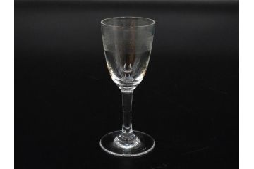 昭和初期　食卓をエレガントに演出するグラス7客セット(リキュール、ショット、酒杯、酒器、硝子、プレスガラス、和ガラス)(R-082886)