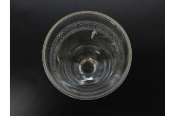昭和初期　食卓をエレガントに演出するグラス7客セット(リキュール、ショット、酒杯、酒器、硝子、プレスガラス、和ガラス)(R-082886)